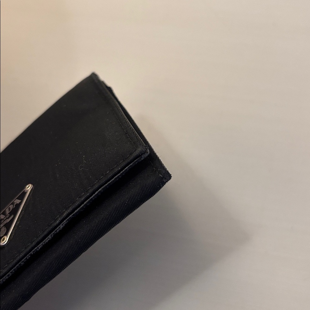 PRADA BLACK NYLON CARD HOLDER - Picture 8 of 14